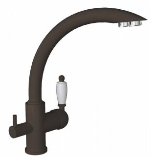Смеситель для кухни Florentina Шале с подключением под фильтр мокко