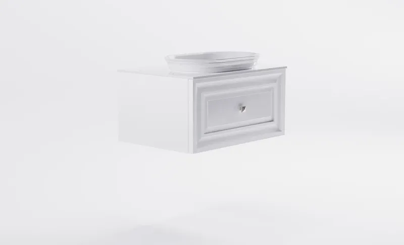 Тумба с раковиной Astra-Form Шарм 4631177713439 80 см белый матовый