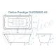 Ванна чугунная Delice Prestige DLR230601-AS 180x75 с антискользящим покрытием