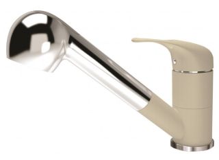 Смеситель для кухни Florentina Сигма с выдвижным изливом шампань