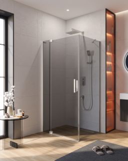 Душевой уголок CEZARES SLIDER-AH-1-80-90/100-GRIGIO-Cr