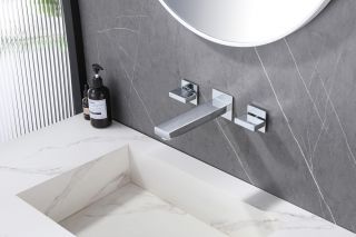 Встраиваемый смеситель для раковины ABBER Daheim AF82122 хром