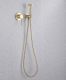 Гигиенический душ ABBER Emotion AF8825G со смесителем золото матовое