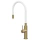 Смеситель для кухни Kohr Berga Series 1LO090200BG-0004A белый/брашированное золото