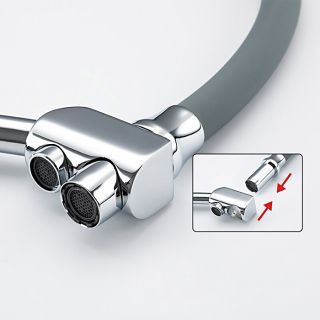 Смеситель для кухни Gappo G4398-17 с фильтром под питьевую воду хром