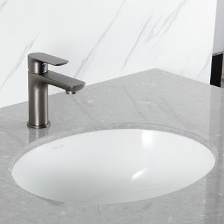 Смеситель для раковины Gappo G1048-9 оружейная сталь