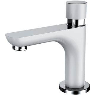 Кнопочно-порционный кран Gappo G5148 белый/хром