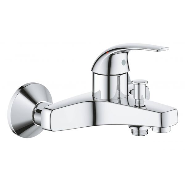 Смеситель для ванны GROHE BauCurve, настенный монтаж (23599000)