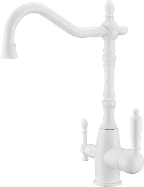 Смеситель для кухни ZORG Sanitary ZR 312 YF-33-WHITE