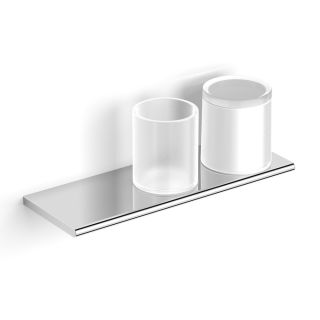 Полочка со стаканчиком и дозатором Black & White Accessories 8019SN0