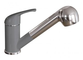 Смеситель для кухни Dr. Gans Соната с выдвижным изливом везувий