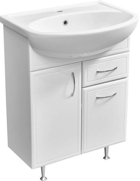 Тумба под раковину Stella Polar Концепт 60см белый SP-00000053