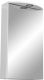 Зеркало-шкаф с подсветкой Stella Polar Альда 40см белый SP-00000222