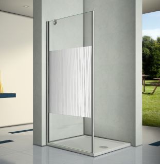 Боковая часть Good Door PANDORA SP-80-T-CH стекло прозрачное с рисунком Тростник