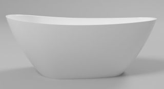 Ванна из искусственного камня Whitecross Spinel A 0209.150070.100 150x70см белый глянец