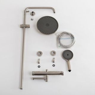 Душевая стойка CEZARES STYLUS-CVD-IN сатин