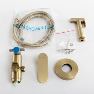 Гигиенический душ со смесителем CEZARES STYLUS-DIF-BORO брашированное золото