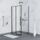Душевой уголок RGW SV-42-1B (SV-12B + Z-060-2B) 323242120-014 120x100см чёрный