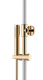 Душевая стойка Boheme Stick 128-WG.2 белый/золото