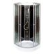 Душевая кабина Deto L 809 N с гидромассажем BLACK 90х90х200 см