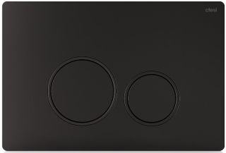 Кнопка смыва Ctesi Round BK0202122 чёрный