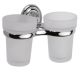 Стакан для ванной комнаты Haiba HB1508 двойной хром