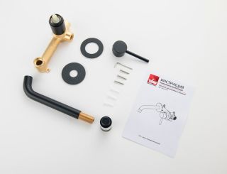 Смеситель для раковины встроенный Timo Saona 2372/03SM Черный