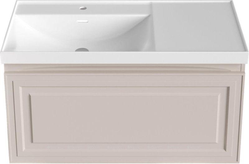 Тумба под раковину Aquanet Агата 345489 100 см бежевый