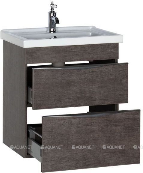 Тумба под раковину Aquanet Эвора 183000 60 см дуб антик