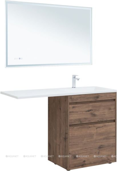 Тумба под раковину Aquanet Токио 333652 68 см дуб веллингтон
