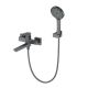 Смеситель для ванны с душем Wonzon & Woghand Frame WW-88639010-BGM тёмный графит