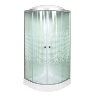 Душевая кабина Deto L 901 с электрикой  100х100х215 см