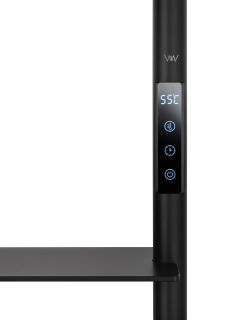 Полотенцесушитель электрический Wonzon & Woghand D?sseldorf WW-A203-MB 47x92 см чёрный матовый