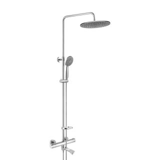 Душевая стойка Swedbe Hermes 9090G1 с термостатическим смесителем для ванны хром/серый