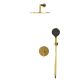 Душевой комплект WHITECROSS Y YSET04TOPGLB брашированное золото