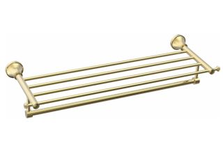 Полка для полотенец Rose RG1908E 67см золото