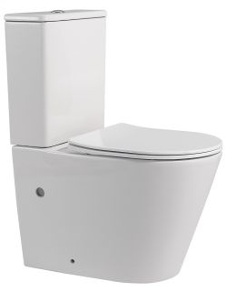 Унитаз-компакт ABBER Bequem AC1112 безободковый белый