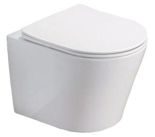 Унитаз подвесной Azario Atrio AZ-2330 безободковый с сиденьем микролифт