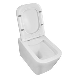 Унитаз подвесной Azario BOCA AZ-1048 A безободковый c сиденьем микролифт