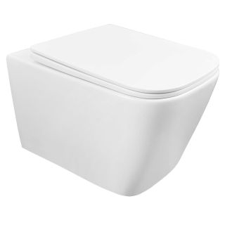 Унитаз подвесной Azario BOCA AZ-1048 A безободковый c сиденьем микролифт