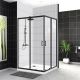 Душевой уголок BelBagno Uno 120x90см чёрный UNO-195-AH-2-120/90-C-NERO