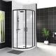 Душевой уголок BelBagno UNO-195-R-2-90-P-NERO 90x90см чёрный