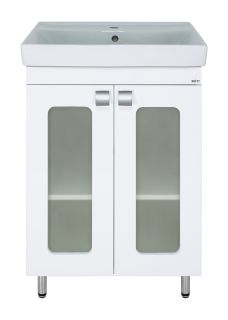 Напольная тумба под раковину Misty Урал 60см белый