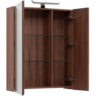 Зеркальный шкаф Aquanet Нью-Йорк 203952 70 см шпон орех