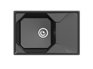 Мойка кухонная GranFest Чёрная Unique U--740 L чер