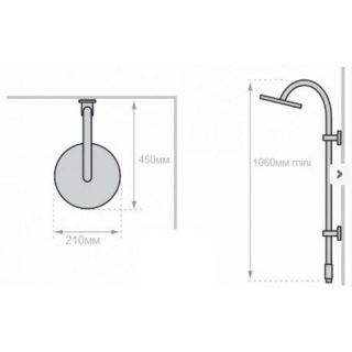 Душевая стойка Valentin Elle&lui SKA