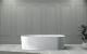 Ванна из искусственного камня ABBER Stein AS9614 180x75см белый матовый