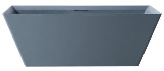 Ванна из искусственного камня ABBER Berlin AM9912G 170x75см серый