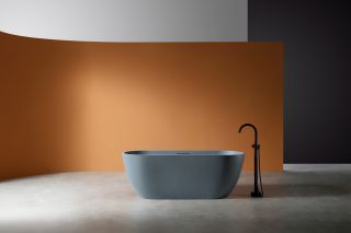 Ванна из искусственного камня ABBER Frankfurt AM9941G 170x75см серый