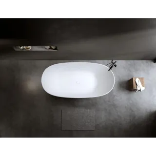 Ванна из искусственного камня Timo Satu SATU1650 165x80 см белый